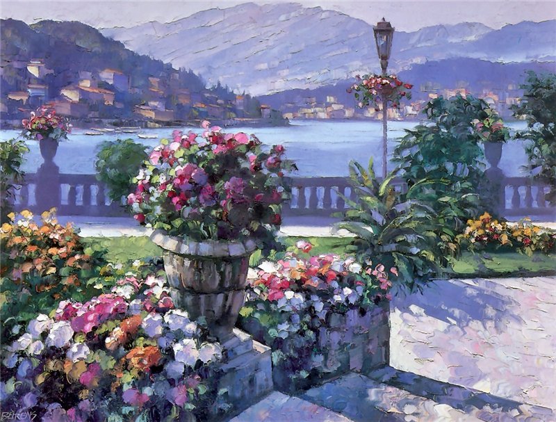 油畫 ：Guido Borelli