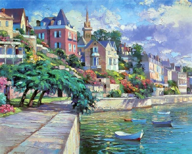 油畫 ：Guido Borelli