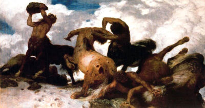 ARNOLD BÖCKLIN
The Battle of the Centaurs\The Surf