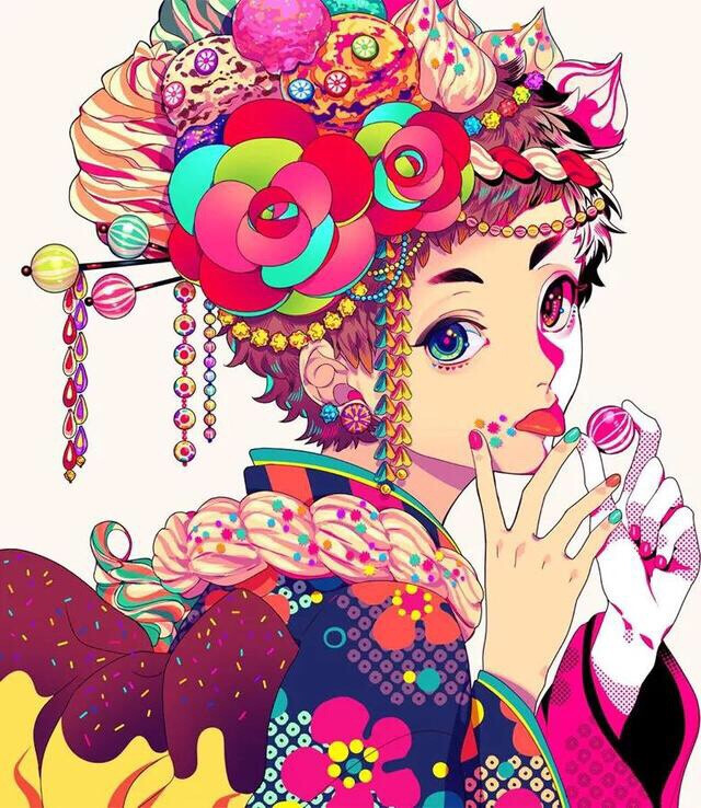 第一千一百三十五期-秋赤音 日本插画师 五彩斑斓的世界 下篇