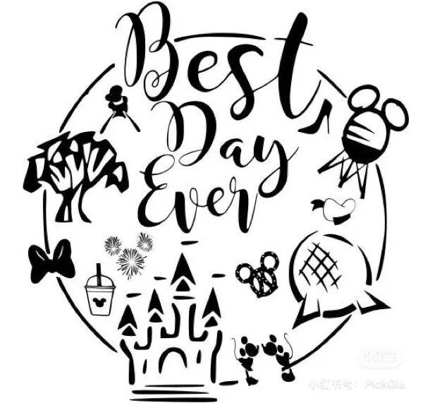 迪士尼黑白图标