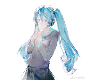 画师水印
miku