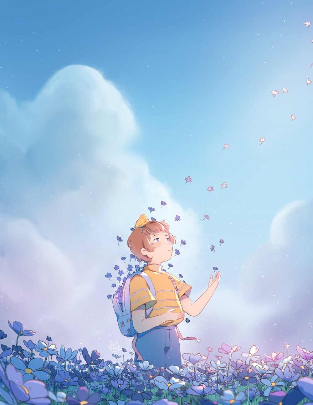 治愈风格插画
作者:catpaku