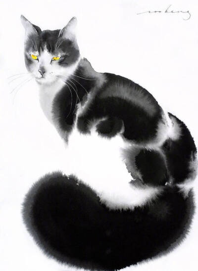 Soo Beng Lim的水彩猫咪…