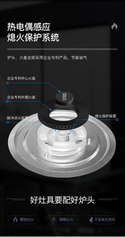 STED赛度灶具JZT-06M-A1效果图