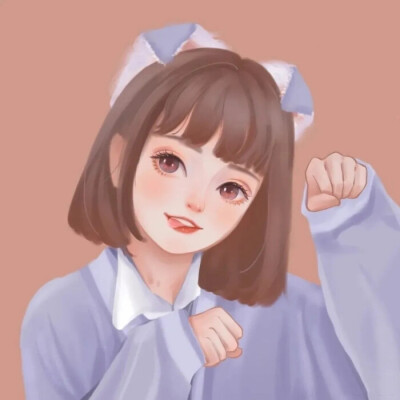 唯美插画头像