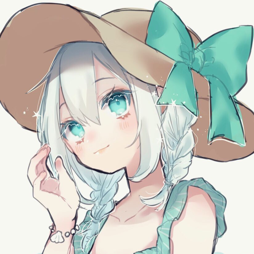 动漫女头◇虎斑自截 图片来源：pixiv