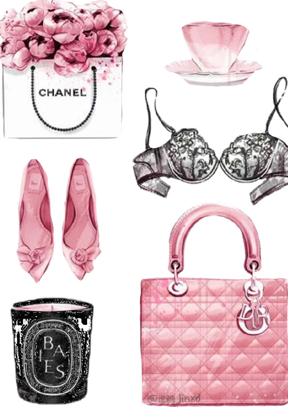 png免抠手帐素材