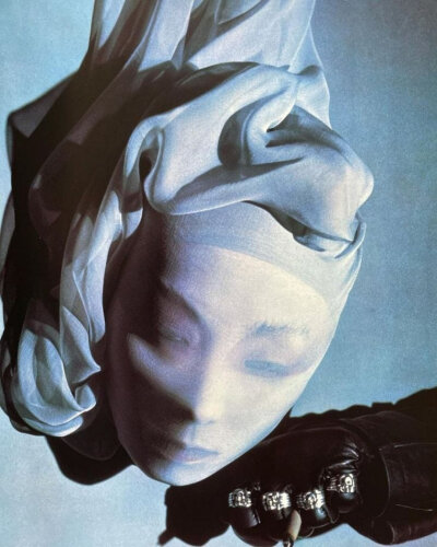 Sayoko Yamaguchi photographed by Serge Lutens,1975
