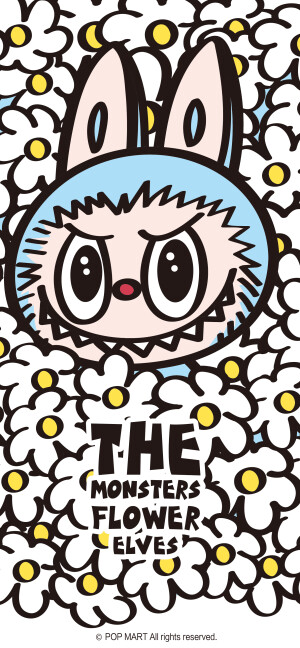 labubu 花之精灵 山荷花