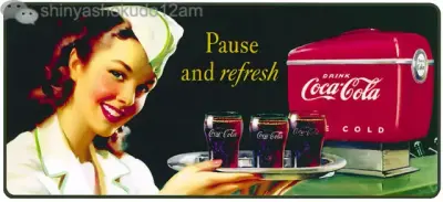 可口可乐广告女郎