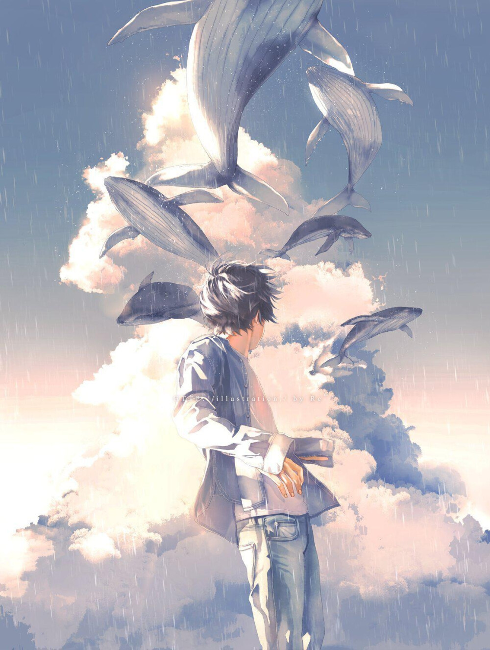 神仙插画｜光感少年
画师 Re°
吹爆这位大大的画风！