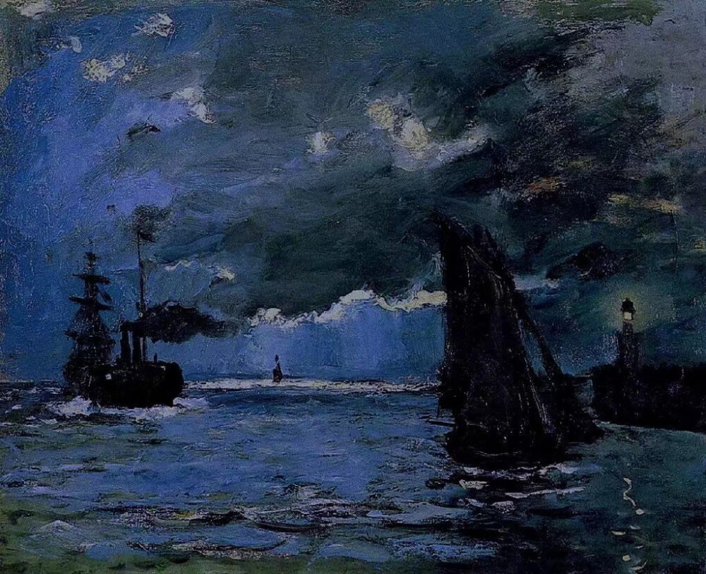 莫奈的蓝，美到无可挑剔♡