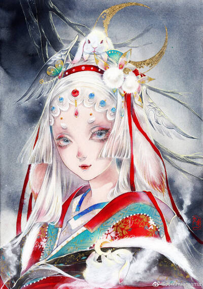 （古风美人）绘师：大花huamama