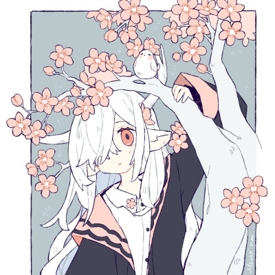 简约可爱头像，这个画风真的太爱了。
【twi 画师（Melan@break）@Melanbread】