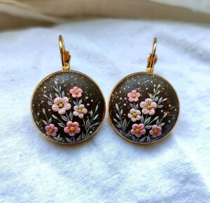 粘土饰品，by Polymer Clay Earrings