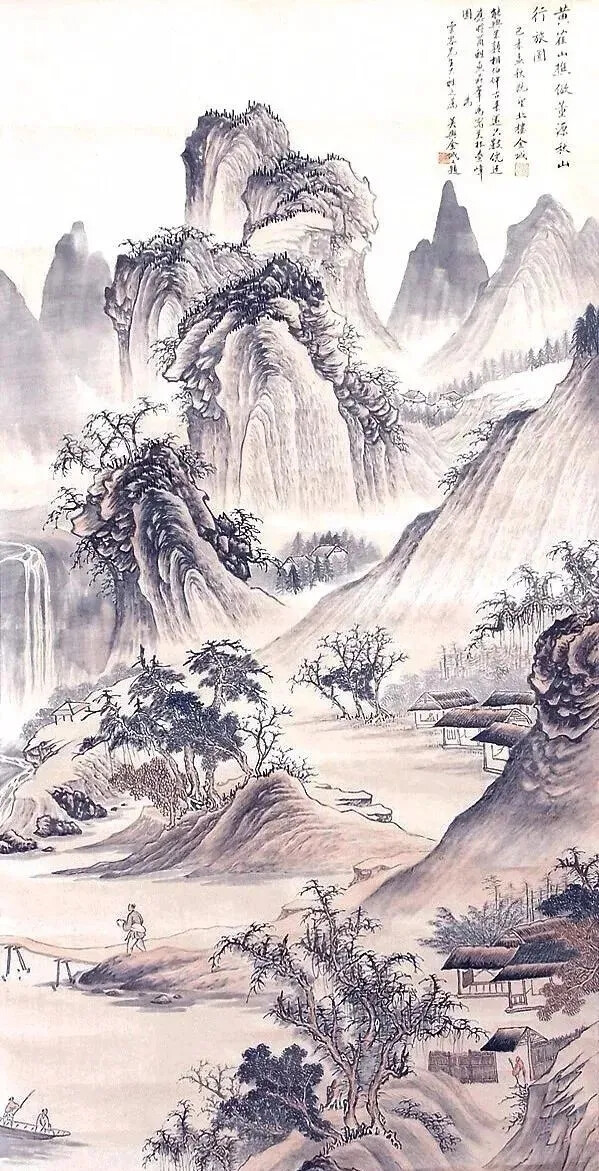 金北楼（1878-1926），即金城，近代赫赫有名的大画家，清末民初画坛之巨星，书画篆刻金石六艺无所不精。闻名遐尔的中国画学研究会和湖社画会的创办者。