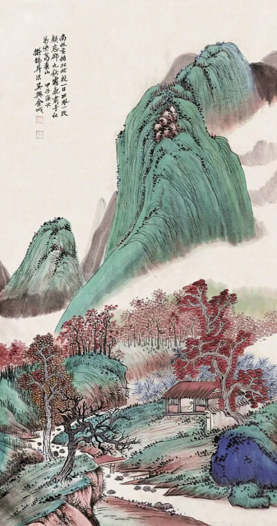 金北楼（1878-1926），即金城，近代赫赫有名的大画家，清末民初画坛之巨星，书画篆刻金石六艺无所不精。闻名遐尔的中国画学研究会和湖社画会的创办者。