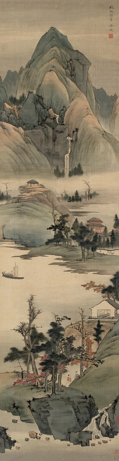 金北楼（1878-1926），即金城，近代赫赫有名的大画家，清末民初画坛之巨星，书画篆刻金石六艺无所不精。闻名遐尔的中国画学研究会和湖社画会的创办者。