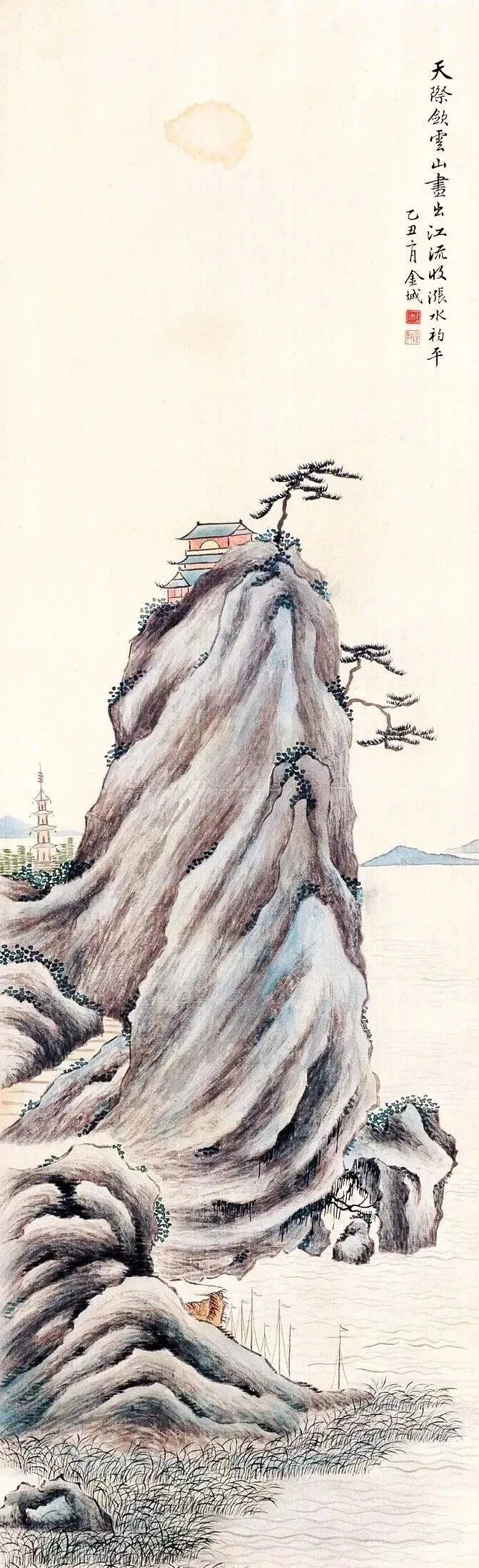 金北楼（1878-1926），即金城，近代赫赫有名的大画家，清末民初画坛之巨星，书画篆刻金石六艺无所不精。闻名遐尔的中国画学研究会和湖社画会的创办者。