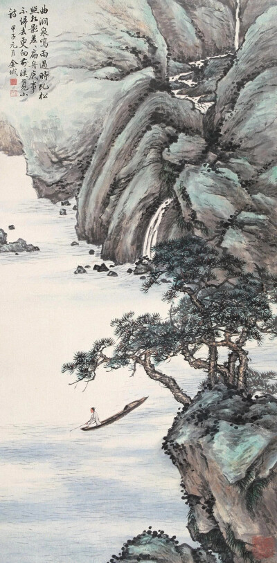 金北楼（1878-1926），即金城，近代赫赫有名的大画家，清末民初画坛之巨星，书画篆刻金石六艺无所不精。闻名遐尔的中国画学研究会和湖社画会的创办者。