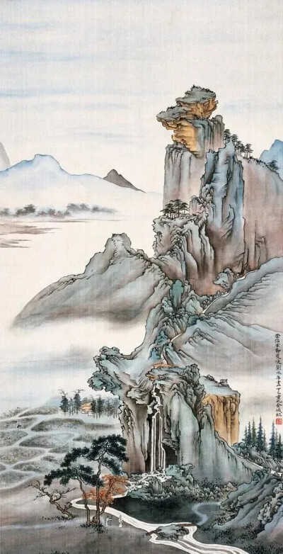 金北楼（1878-1926），即金城，近代赫赫有名的大画家，清末民初画坛之巨星，书画篆刻金石六艺无所不精。闻名遐尔的中国画学研究会和湖社画会的创办者。