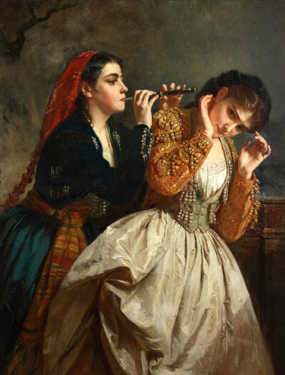 Henry Guillaume Schlesinger (1814 - 1893) The Five Senses ​​