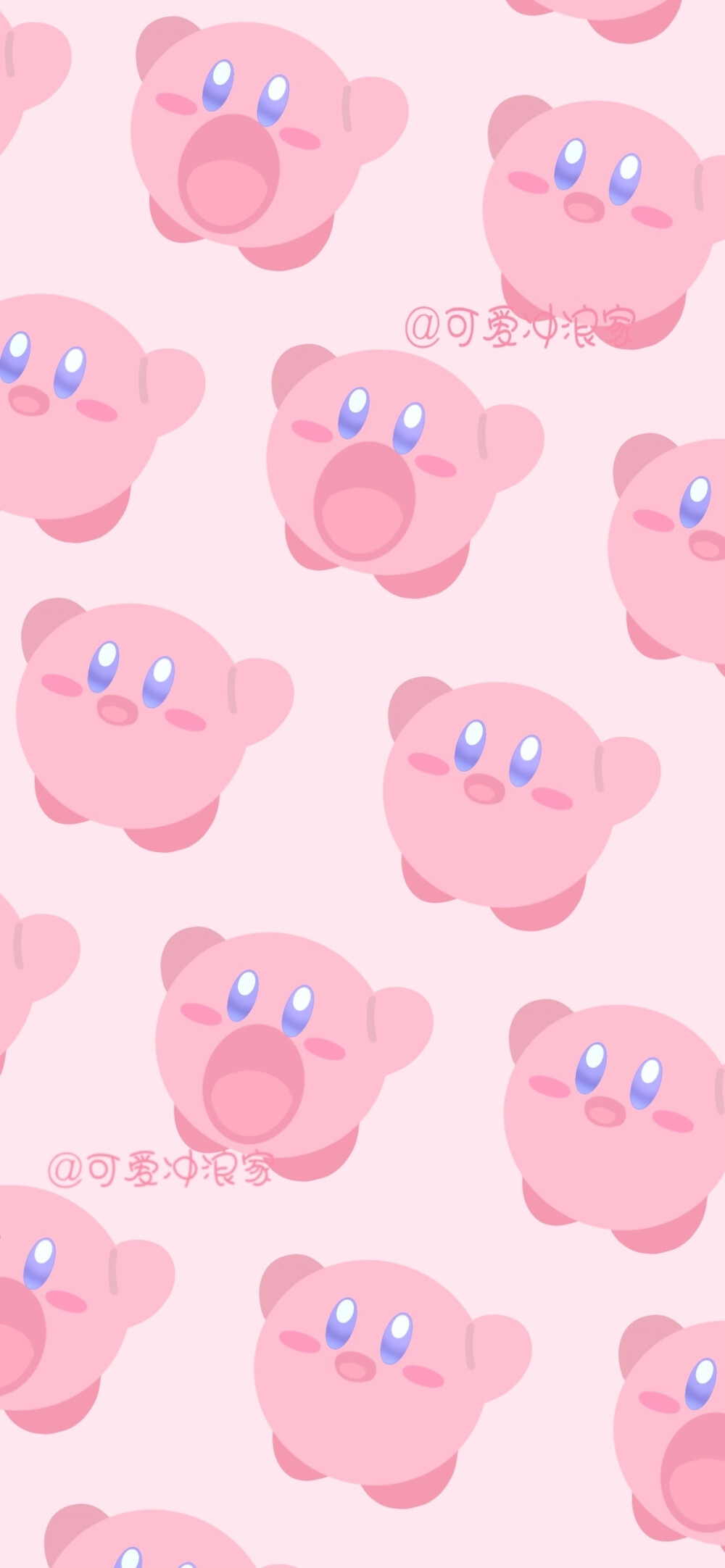 星之卡比壁纸 cr.wb 可爱冲浪家