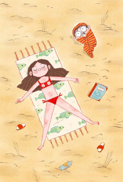 插画，插画师 Ana Duna