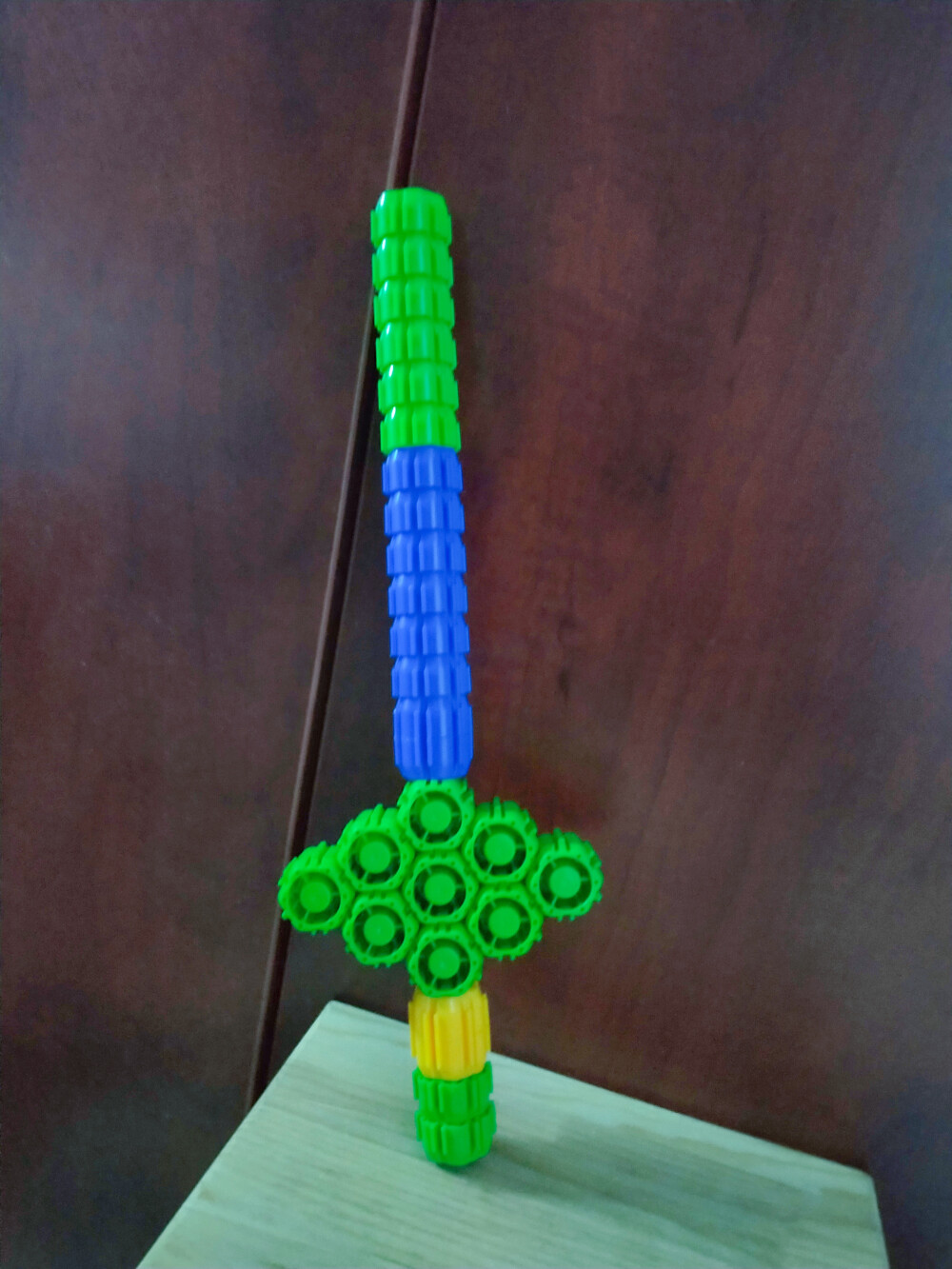 乐高类拼装作品交通工具优秀作品榫卯积木盖子小瓶盖积木钢鞭/双股叉