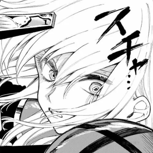 黑白漫画头像
