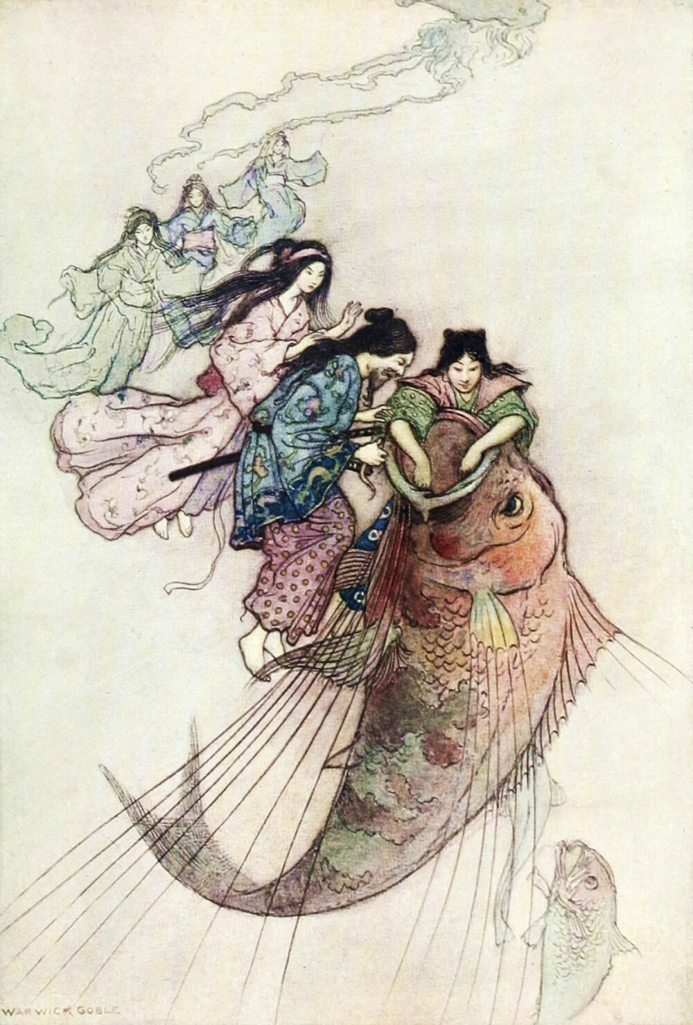 儿童读物的插画家沃里克·戈布尔（Warwick Goble）