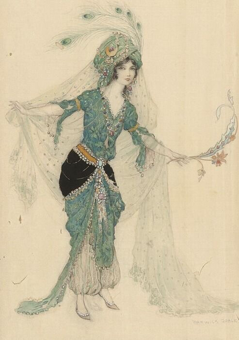 儿童读物的插画家沃里克·戈布尔（Warwick Goble）