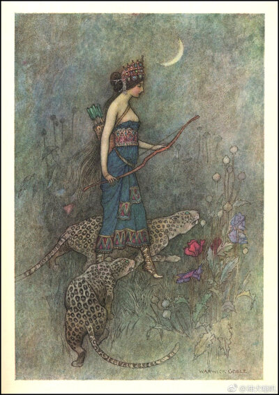 儿童读物的插画家沃里克·戈布尔（Warwick Goble）