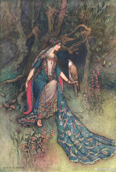 儿童读物的插画家沃里克·戈布尔（Warwick Goble）