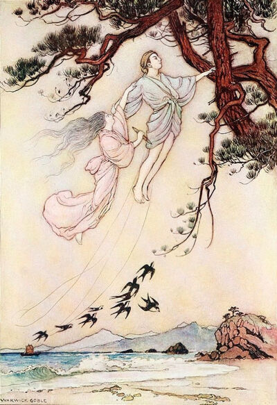 儿童读物的插画家沃里克·戈布尔（Warwick Goble）