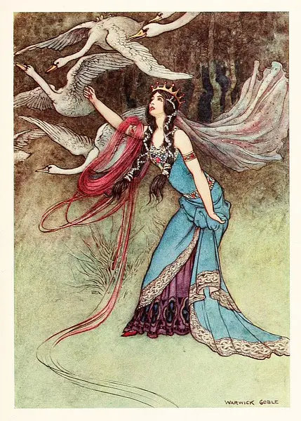 儿童读物的插画家沃里克·戈布尔（Warwick Goble）