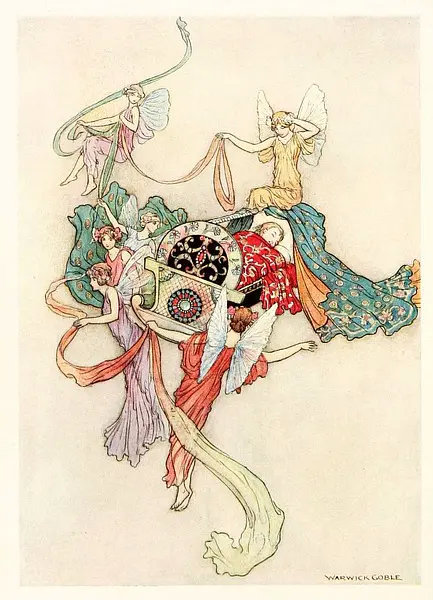 儿童读物的插画家沃里克·戈布尔（Warwick Goble）