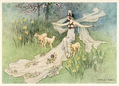 儿童读物的插画家沃里克·戈布尔（Warwick Goble）