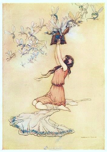 儿童读物的插画家沃里克·戈布尔（Warwick Goble）