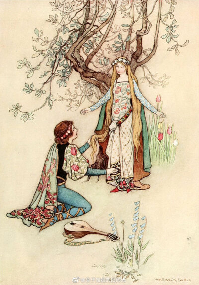 儿童读物的插画家沃里克·戈布尔（Warwick Goble）