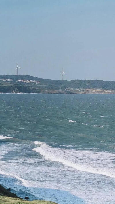 山河风景大海浪花