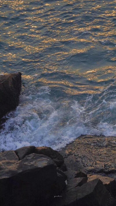 山河风景大海浪花