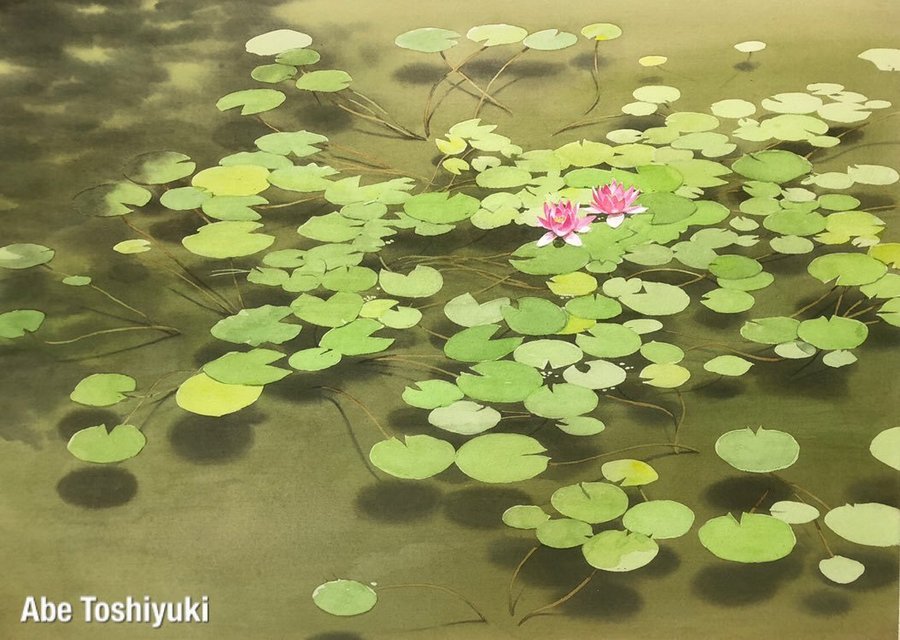 风景水彩画 ~ 日本水彩画家 Abe Toshiyuki 清新画作欣赏