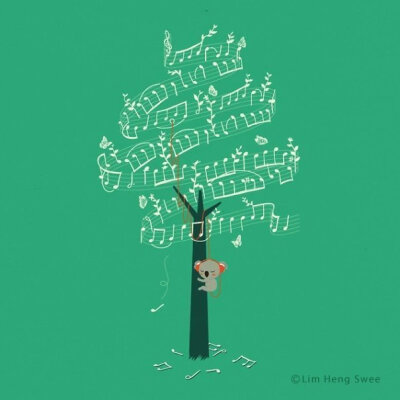 插画，插画师 Lim Heng Swee 