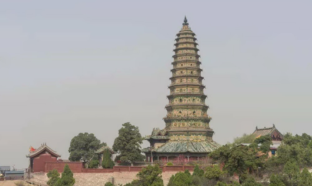 晋 洪洞广胜寺 飞虹塔