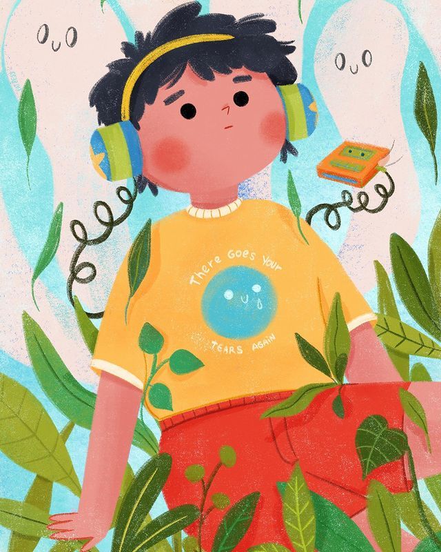 插画，插画师Patricia Pessoa