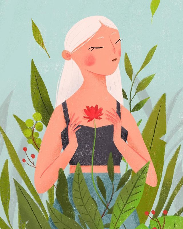 插画，插画师Patricia Pessoa