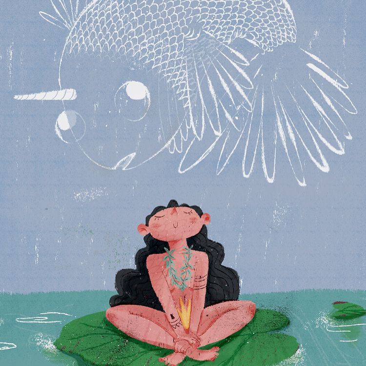 插画，插画师Patricia Pessoa