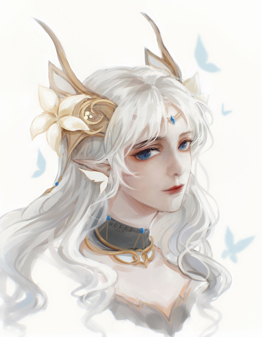 王者荣耀 貂蝉 画师:乔木木子